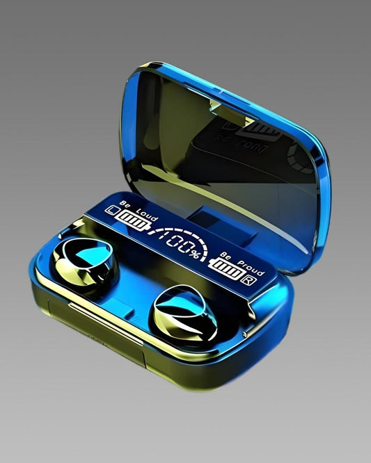 M10 TWS Wireless Earphone | Touch Bluetooth Earplugs | In The Ear Stereo Sport Headsets | Noise Reduction Headphones with Digital Display Black